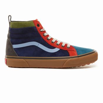 Férfi Vans Sk8-Hi MTE Magasszárú Cipő VA3549780 Kék/Levendula